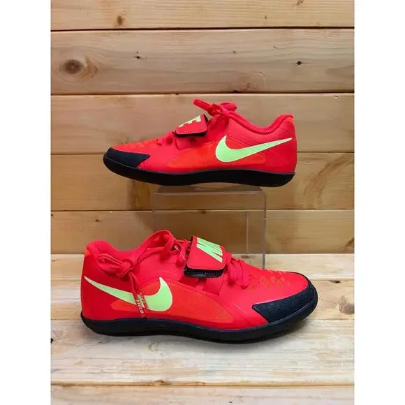 New Nike Zoom Rival SD 2 Throwing Shoes Bright Crimson FZ9665-600 Mens 5.5 / W 7 - Picture 1 of 6